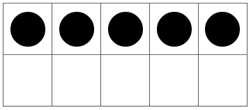 tens frame 5